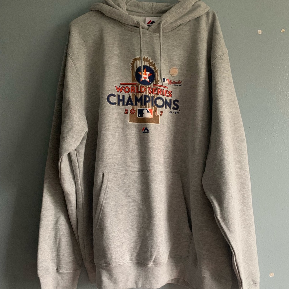 Majestic MLB Hoodie Houston Astros 2017 World Series Champions XXL